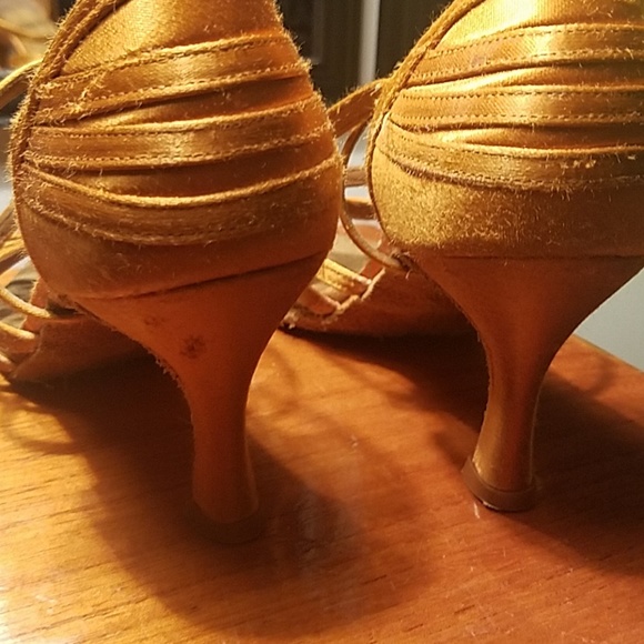 Dance suede bottom dance salsa shoes - Picture 4 of 5